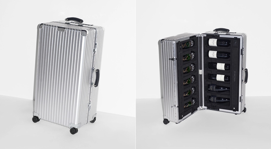 rimowa wine luggage