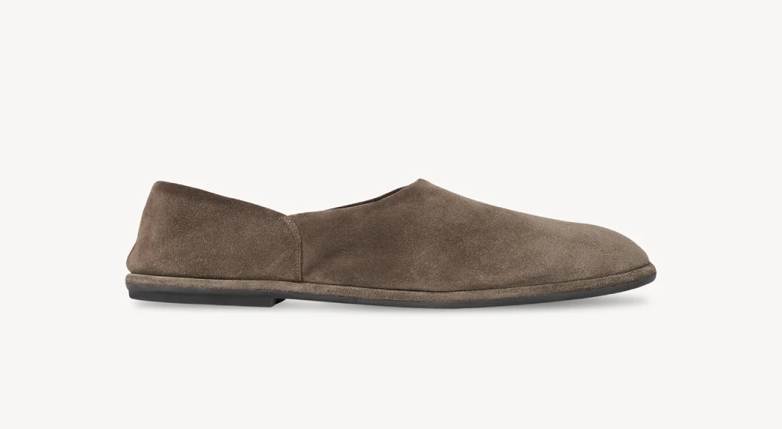 The Row Canal Slip On in Suede