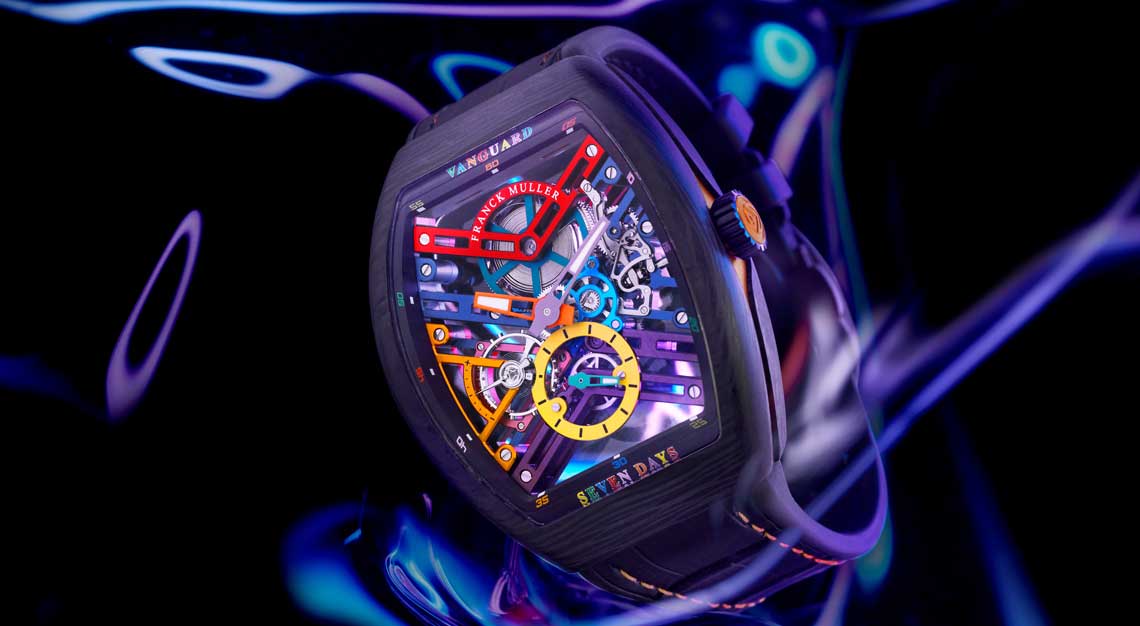 Franck Muller Vanguard Color Dreams CarboTech side