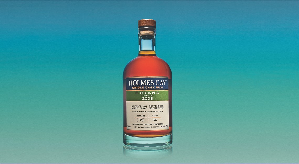 Holmes Cay Guyana Uitvlugt 2003 Single Cask Rum