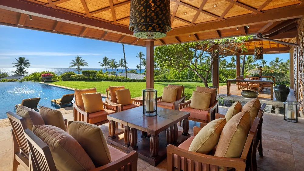 Photo of Honu Estate's outdoor pavilion