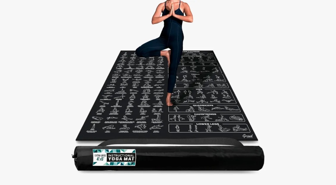 Grand Basics Teach-Yourself Yoga Mat