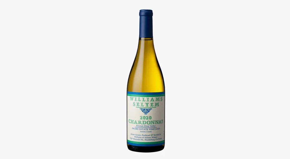 Williams Selyem 2020 Drake Estate Vineyard Chardonnay Russian River Sonoma County California