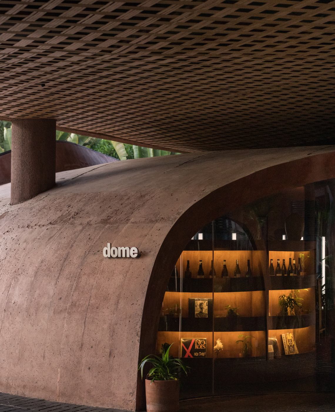 exterior of Dome at Potato Head Bali