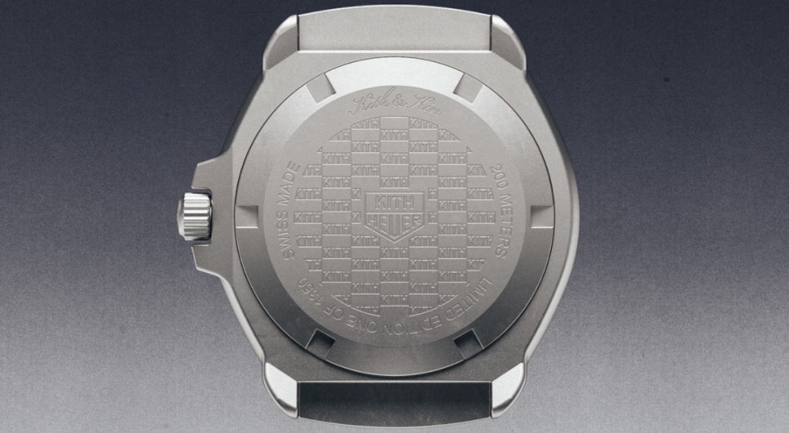 Caseback of the watch