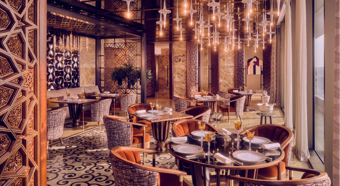 Between the medina and the Art Deco district, the three restaurants and the bar of the Royal Mansour Casablanca have everything to make them the city's new celebratory and gastronomic destination. Photo by Royal Mansour