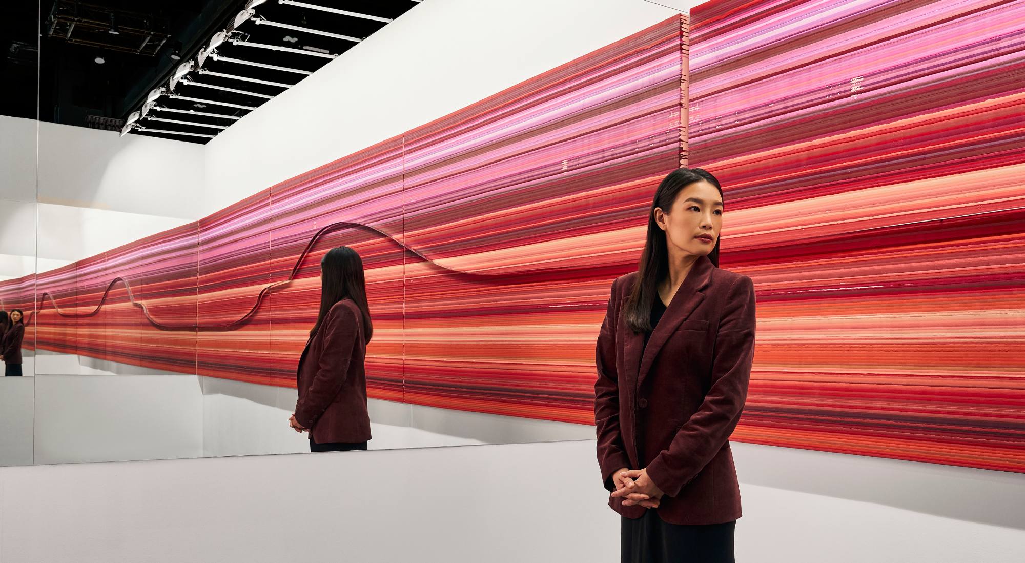 porsche red hong yi art sg