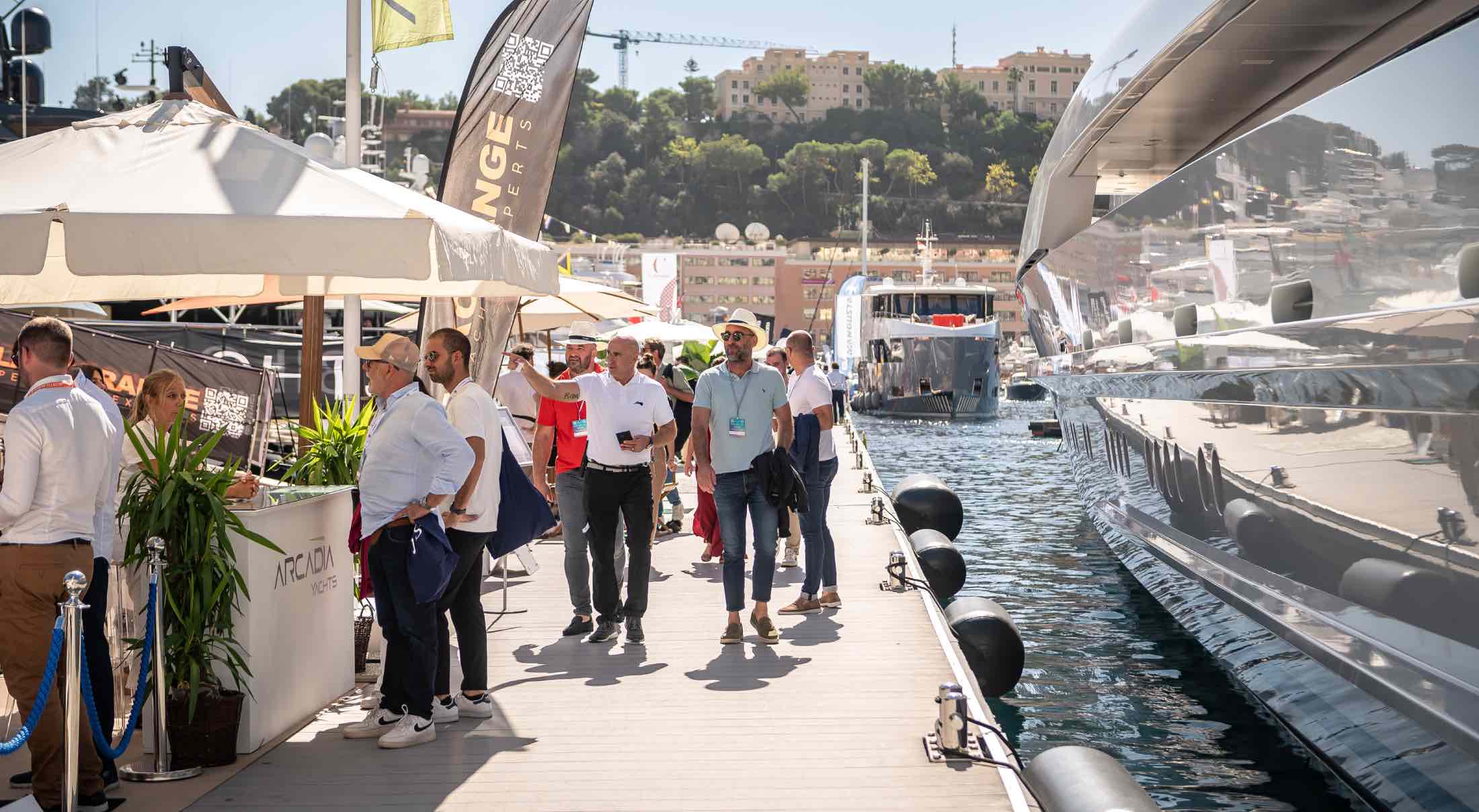 Monaco Yacht Show Blue Wake